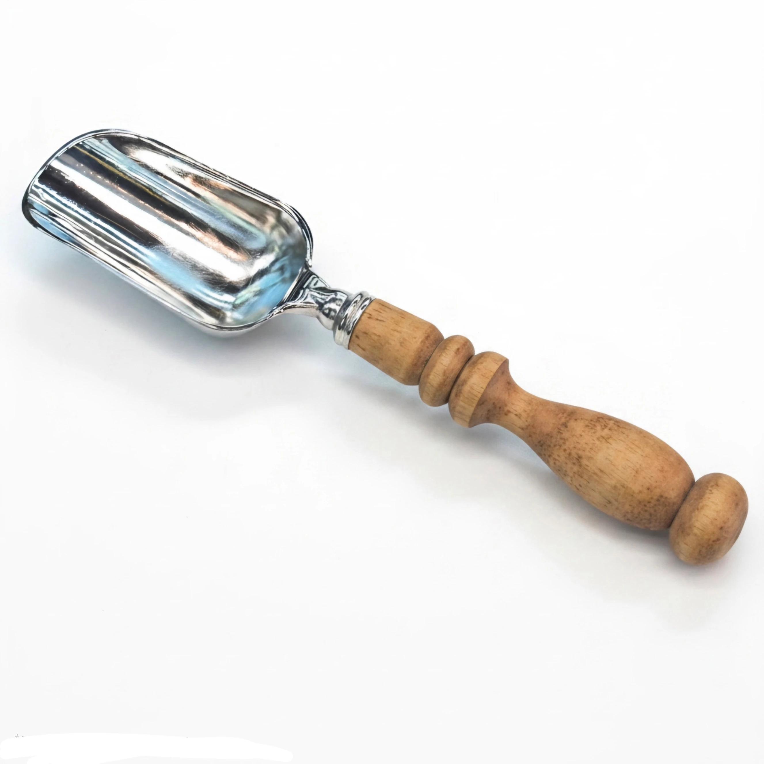 قاشق سرتاس دسته چوبی