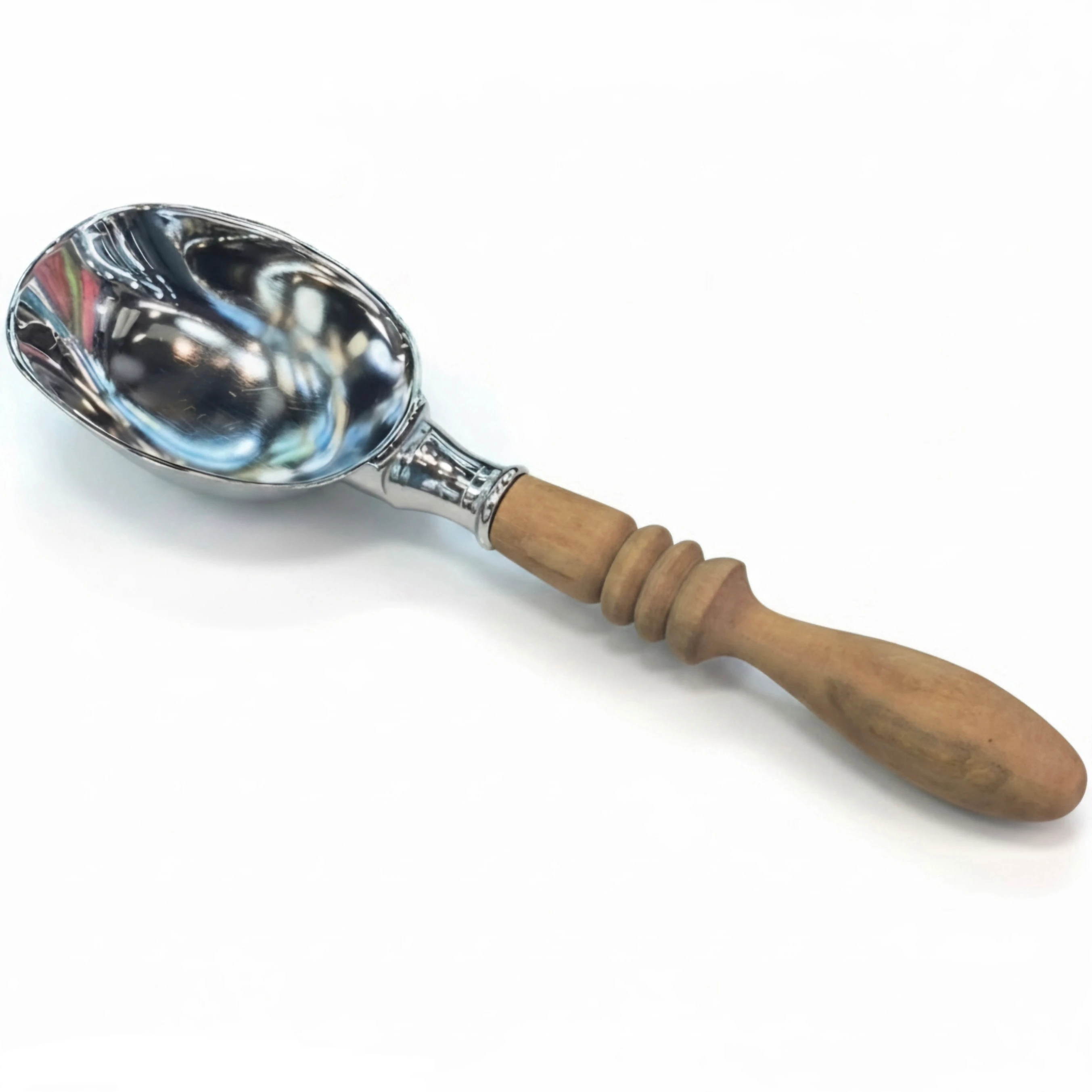 قاشق ملاقه دسته چوبی